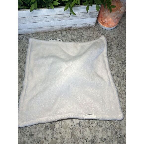 Elegant Baby Cream Lamb Minky Dots Security Blanket Lovey Plush-READ - Picture 5 of 8